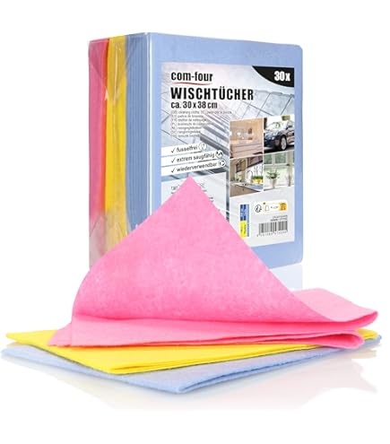 Set Di 10 Strofinacci Da Cucina In Cotone 50x70cm - Super Assorbenti, Lavabili, Motivo A Quadri Blu - Ideali Per Casa E Ristorante - Foto 2