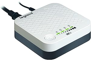 Bticino Legrand UPS Gruppo di Continuità Keor DC, per piccoli dispositivi alimentati in corrente continua, come router, telefoni, switch, videocamere, spina italiana, 25W,Autonomia fino a 90 min/Modem