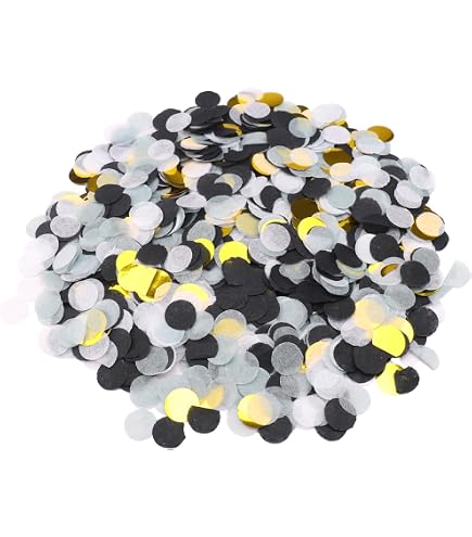 Geburtstag Konfetti Schwarz Gold – 24,9 G, Für Tischdekoration