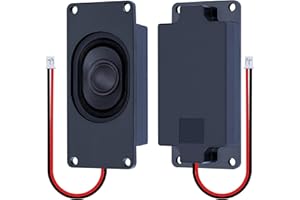 CQRobot Miniatur-Lautsprecher 3 Watt 4 Ohm Geschlossener Audio-Lautsprecher Woofer-Lautsprecher Kompatibel mit Arduino. JST-PH 2,0 mm 2-Pin-Schnittstelle, für Vielzahl elektronischer DIY-Projekte.