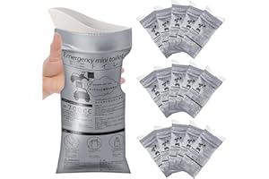 Ksvaye 16 Pezzi Sacco Urina Monouso 700 ml Portatile Sacchetti Urine Vomito USA e Getta Orinatoi Pipì WC Borse Sacchetti per Pipì Super Assorbenti per Donne Uomini per Campeggio Viaggi Emergenza