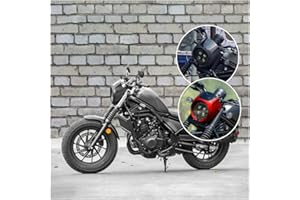 Fayedenicy Cubierta de carenado para faro delantero de motocicleta, protector de máscara para Rebel CMX 500 300 CM 500 CMX500 CMX300 CM500, accesorios 2020 2021 2022 2023 (Negro)