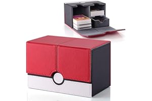 EPHOSHI MTG Deck Box - Card Storage Box with Magnetic Lid, Fits 380+ Cards, 2 Dividers, for YGO, TCG, PTCG