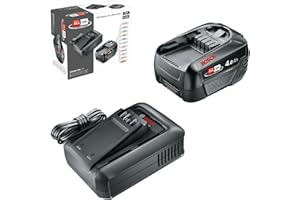 Bosch Kit básico de batería y cargador rápido Starter Set 18V (1 batería de litio de 4,0Ah; 1 cargador rápido; 18V POWER FOR ALL ALLIANCE)