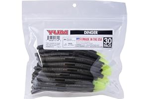 Yum Lures Unisexe Yum 5 Dinger Blk-GRN Pmpkn, Green Pumpkin/Ch, Taille Unique
