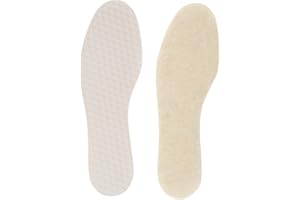 Bama Warm Komforteinlegesohle aus reiner Wolle für besonders kalte Wintertage, Unisex Wärme Einlegesohle, für feste Winter Schuhe