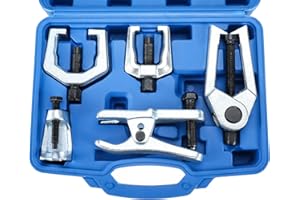 BOOMSTART 5 TLG Spurstangenkopf Traggelenk Kugelgelenk Abzieher Ausdrücker Werkzeug Satz, KFZ Kugelgelenkabzieher Set