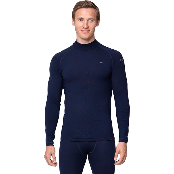 DANISH ENDURANCE Thermoleggings met Merino Wol voor Dames, Warm, Temperatuur Regulerend, Vochtafstotend Donker Marineblauw XXL