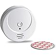 SEBSON Smoke Alarm 10 Year Battery incl. Magnetic Fixing, Smoke Detector GS506, photoelectric Smoke Alarm, 9V DC Lithium Battery included, DIN EN 14604 certified