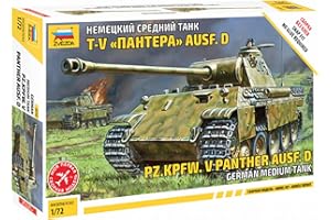 GSI CREOS Zvezda 500785010 - 1:72 WWII Deutsche Panzerkampfwagen V Panther AUSF. D, Grau