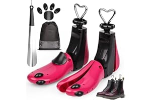 Ostyel 2 Stück Schuhdehner Damen Herren, Einstellbare Breite und Länge Schuhdehner Schuhweiter, Schuhspreizer für zu Enge Schuhe für Stiefel Wanderschuhe Boots Sneaker