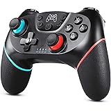 Zexrow Controller per N-Switch, Wireless Bluetooth Switch PRO Controller, Switch Joystick per Gamepad con Adjustable Turbo Bo