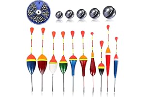 Tovbmup 10 Stücke Angelpose Angelposen Set, Posen Angeln Set, Schwimmer Angeln Forelle, Posenset als Angelzubehör und Schwimmerset,Korken, Angelstopfen, Angelset mit Schwimmer