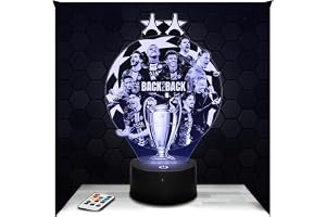 Lampephoto.fr Veilleuse Tactile Champions League Joueur de Foot Football Décoration Idée Cadeau Homme Femme Objet Veilleuse Adulte Déco Chambre. Idee Cadeau Noel Homme Femme Original