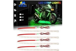 YM E-Bright Automotive LED Strip Licht kann Unterwasser Ocean LED Beleuchtung Motorrad LKW Golf Auto Indoor und Outdoor Wasserdicht IP68 24 Zoll 72SMD 12V (4 Stück)