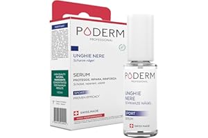 PODERM - UNGHIE NERE E TRAMAUTIZZATE | Trattamento per piante dei piedi anti-ematoma, antimicotico, antibatterico e riparatore | Cura professionale piede/mano | Facile e veloce | Prodotto in Svizzera
