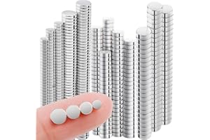 DGDUBRB 300 Stück Magnete, Neodym Magnete Extra Stark, 4 Verschiedene Größen, Starke Klein Magnete Zum Basteln Magnettafel für Magnete, Magnet e Kühlschrank für Whiteboard, Pinnwand, Magneten Starker Halt