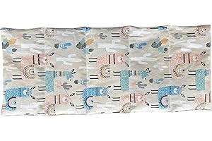 Franzis Nähstube 50x20cm cuscino di farro alpaca in 100% cotone I cuscino di farro 50x20 per microonde I cuscino riscaldante, cuscino con nucleo di fa