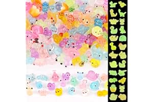 JETOP 100PCS Mini Resin Animals, 21 Styles Plastic Animals, Resin Animals Mixed Plastic Tiny Figures For Aquarium Terrarium Dollhouse Decoration DIY Crafts Kids Party Favors Learning Home School Activities