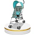 Nurtur Rex Convenience Buggy Stroller, – Lightweight Stroller with Compact Fold, Canopy, Shoulder Strap, 6 – 36 months - Black/Green/White