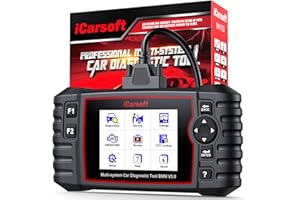 iCarsoft Bidirectional Diagnostic Tool for BM.W/Mini/Rolls-Royce, Full System BMM V3.0 OBD2 Scanner, 16 Maintenance Services, Oil/SAS/EPB/BMS/ETC/BLD, Battery Test, Auto VIN, Lifetime No Charge Update
