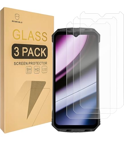 Coque Doogee Fire 7 + Verre Trempé - Housse TPU Souple Transparente Anti-choc, Protection écran 9H (6,6 Pouces)