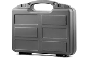 Merdia Custodie per pistola a pistola Custodia per pistola con chiusura a chiave Custodia protettiva in schiuma leggera Rivestimenti Custodia protettiva Leggero Facile da trasportare