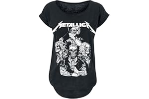 Metallica S&M2 Skull Tux Frauen T-Shirt schwarz Band-Merch, Bands, Totenköpfe