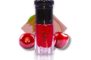 Cherry Musk Perfume Oil Blend Fragrance (مسك كرز) by Ghuroob Oud | 3ml Bottle Velvet Pouch Included | Sweet, Fruity, Musk Notes | Arabia Attar Perfect for Eid…