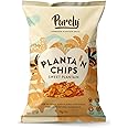 Purely Plantain Chips - Low Fat Plantain Crisps - Gluten Free Snacks - Healthy Alternative Snack Multipack - Vegan, Nutritious & All Natural - Sweet Treats - 75g x 10 Pack