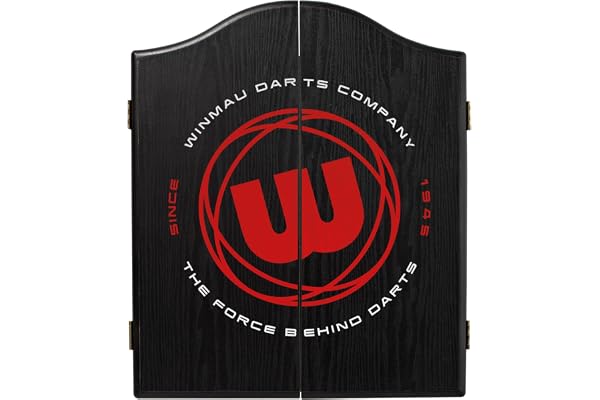 WINMAU W Roundel Logo Design Deluxe Dartboard Skåp