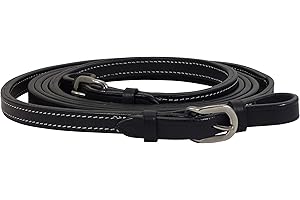 Thor Equine Western - Trappola occidentale chiusa, in 3 lunghezze, colore: Nero 10 FT = 3,05 m