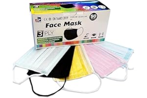 iCOOLIO mascarillas quirurgicas colores, mascarillas faciales quirurgica homologadas, mascarillas faciales quirurgica homologadas, mascarillas higienicas, 50 unidades