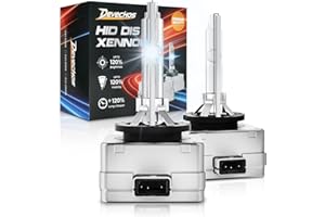 DeveChos D1S Lampade Xenon 35W: 12V 6000K Bianco Freddo HID Fari Luce - Kit Conversione Xeno Lampadine- Confezione Da 2