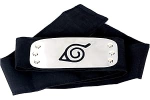 UUstar® NARUTO - Konohagakure Shinobi Bandeau Headband Anime Manga Cosplay avec LIVRAISON GRATUITE