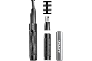 WAHL Manscaper ® 2 in 1 con batteria al litio Tactical® Taglia sopracciglia a doppio lato e taglia peli del naso per uomo