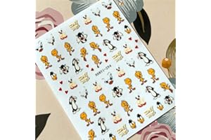 YAUTI Pegatinas Uñas Personaje De Dibujos Animados 3D Adhesivo De Uñas Adhesivo Decoración Herramienta Herramienta De Arte Ornamento-Hanyi-294