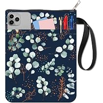 Couverture De Livre Extensible Fleurs Et Oiseaux - Tissu Polyester Lavable, Réutilisable, 40x25cm