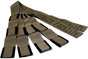 FOREARM FORKLIFT Unterarm-Gurte zum Heben schwerer Gegenstände, orange, Modell L74995CN, L74995JUTE