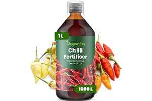 Flytande Gödsel För Chili - 1L - NPK 2-1-8 | Flytande Gödsel För Friska Och Produktiva Plantor - Främjar Rötter & Vitalitet - Organifer