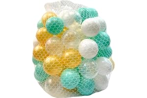 PRADICHI Soft Plastic Mini Play Balls for Kids & Toddlers – Multi Vibrant Colors, Smooth Edges, Non-Toxic, Phthalate – Perfect for Ball Pits