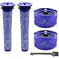 KENSHIRE 4 pack vacuum V6 HEPA filters replacement compatible with Dyson V6 post filters Absolute Animal Motorhead parts replacement