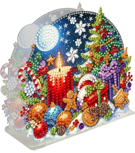 Diamond Painting Serviettenhalter Aus Acryl – Engel-Design, Inkl. DIY-Set, U-förmig
