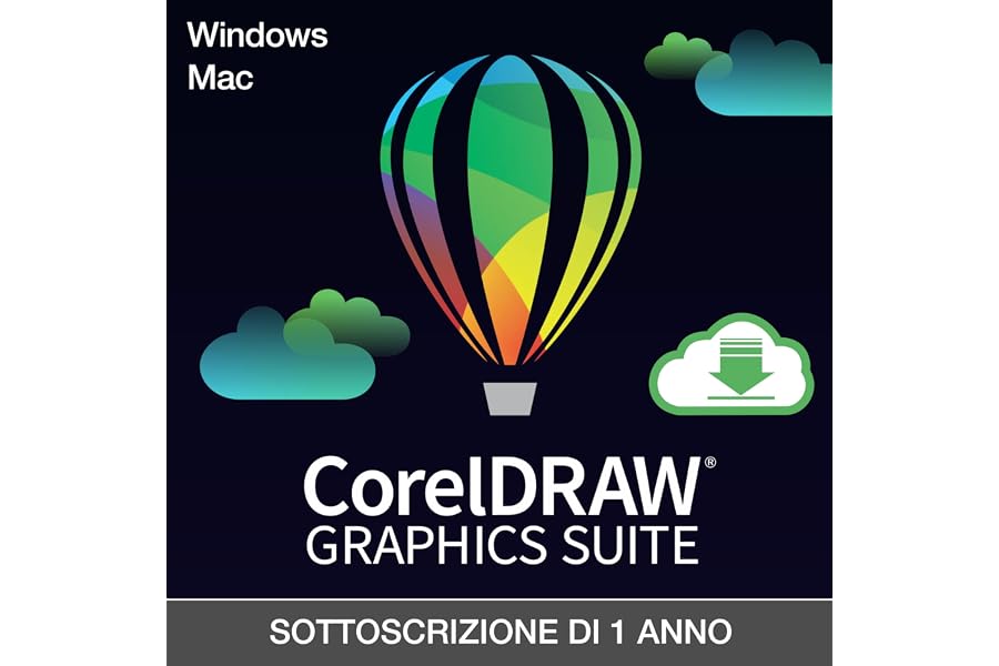 Corel CorelDRAW Graphics Suite 2024, 1 anno, 1 dispositivo, Download digitale