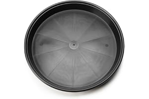 EarlyGrow 2-Pack 40cm Plant Pot Saucers, Flower Drip Trays for Horticulture, Hydroponics, Indoor/Outoor, Household and Garden Plants, Fruits and Vegetables