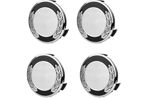 TIANLIN Wheel Hub Caps, 4 Pack Hub Caps 75mm Car Wheel Caps with Three Thickened Buckles for Hubcaps