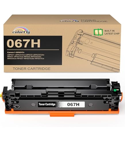 Coloran 067H Toner Set Kompatibel für Canon 067 067H 067K 067C 067Y