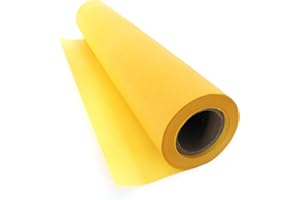 Kultloggen Papel de construcción esboza Papel Amarillo Papel Vegetal Papel calco Papel de calco pañuelo de Papel Semi Transparente A3 A4 de 30 g/m² 12 in x 50 YD, ca. 31 cm x 46 m