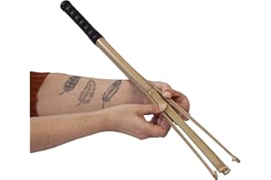 DINGO GEAR WWW.DINGOGEAR.COM 1977 Dingo Gear S02635 Bâton d'entraînement pour Chien en Bambou pour Test de Courage Fait Main