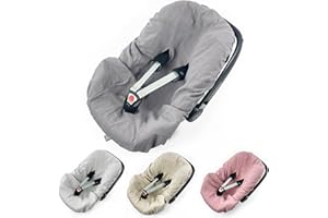 BABEES Fodera in 100% lino per ovetto, rivestimento estivo per ovetto, colore grigio